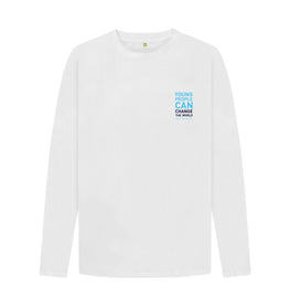 White Change the World Long Sleeve Tee (Unisex)